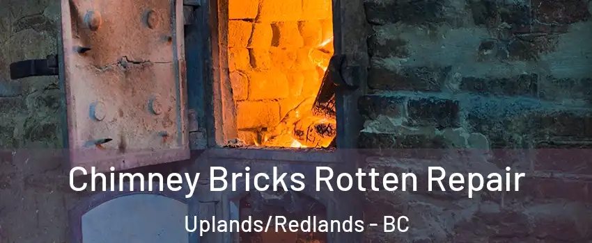  Chimney Bricks Rotten Repair Uplands/Redlands - BC