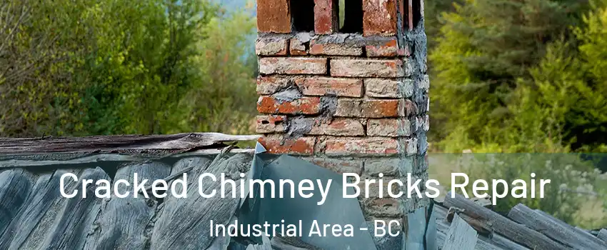  Cracked Chimney Bricks Repair Industrial Area - BC