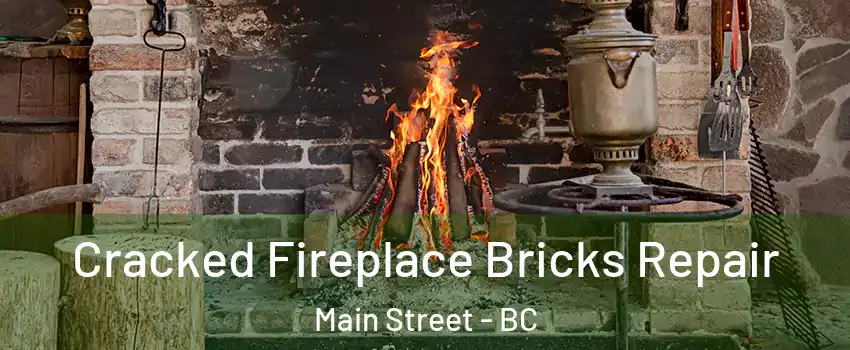  Cracked Fireplace Bricks Repair Main Street - BC