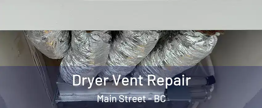  Dryer Vent Repair Main Street - BC