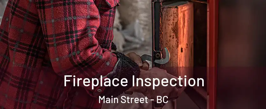  Fireplace Inspection Main Street - BC