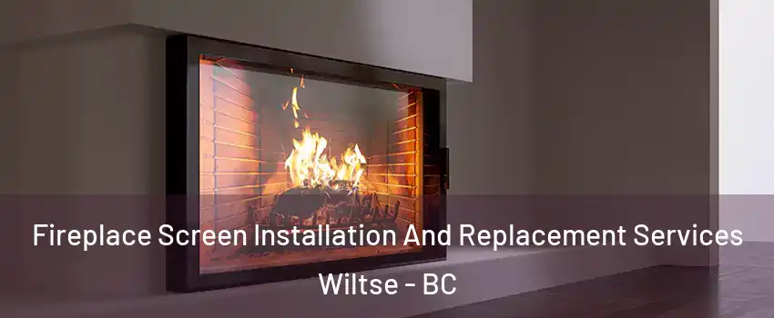 Fireplace Screen Installation And Replacement Services Wiltse - BC