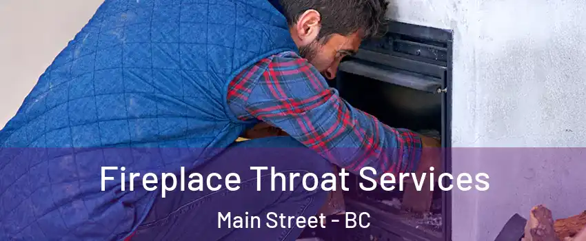  Fireplace Throat Services Main Street - BC