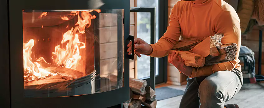 Residential Fireplace Ceramic Glass Installation in Penticton, BC