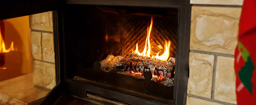 Commercial Prefabricated Fireplace Replacement in Penticton, British Columbia