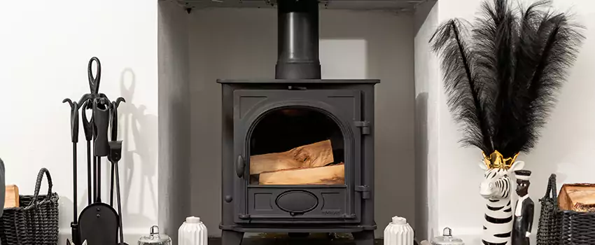 Thelin Hearth Products Providence Pellet Insert Fireplace Installation in Penticton, BC