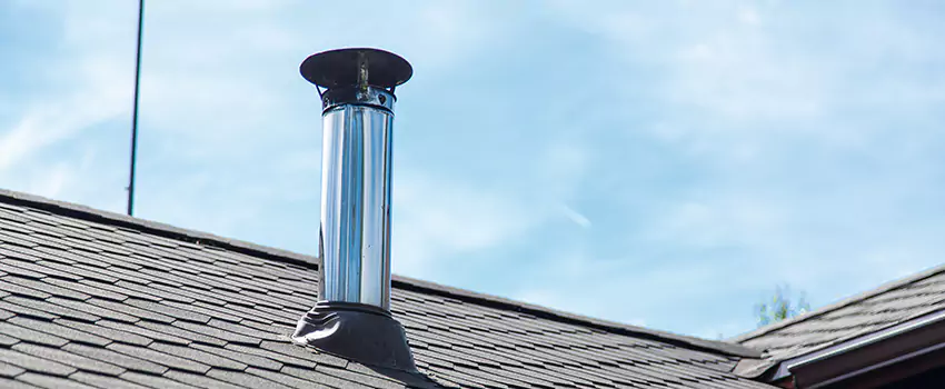 Outdoor Metal Chimney Installation in Penticton, British Columbia