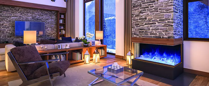 Dynamic Flame Color Fireplace Installation in Penticton, BC