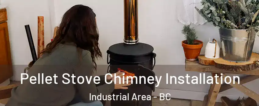  Pellet Stove Chimney Installation Industrial Area - BC