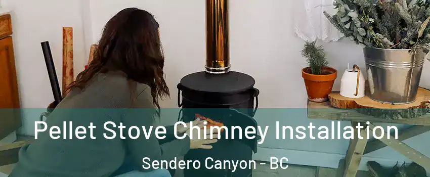  Pellet Stove Chimney Installation Sendero Canyon - BC